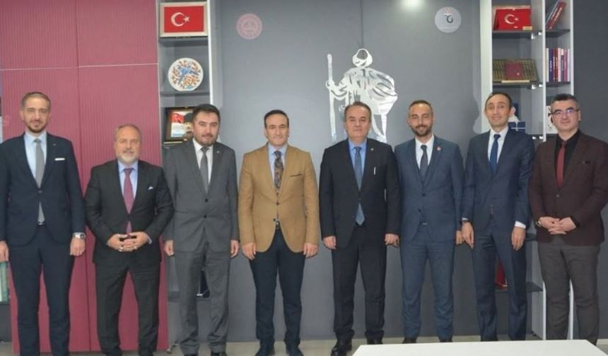 İlçe Milli Eğitim Müdürlerinden Sertsöz'e 'Hayırlı Olsun' Ziyareti