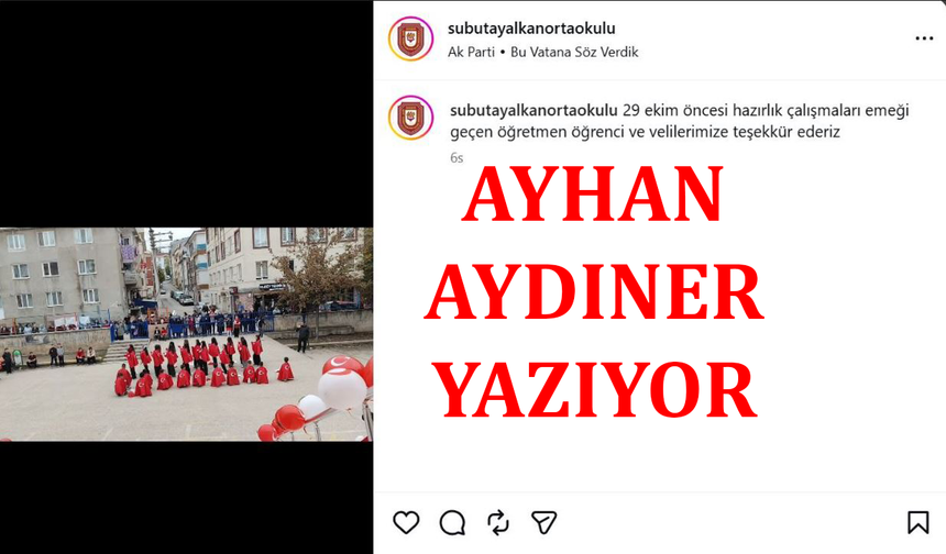 Eskişehir’deki Bir Ortaokulda Cumhuriyet Kutlamalarında AK Parti Seçim Şarkısı Çalındı