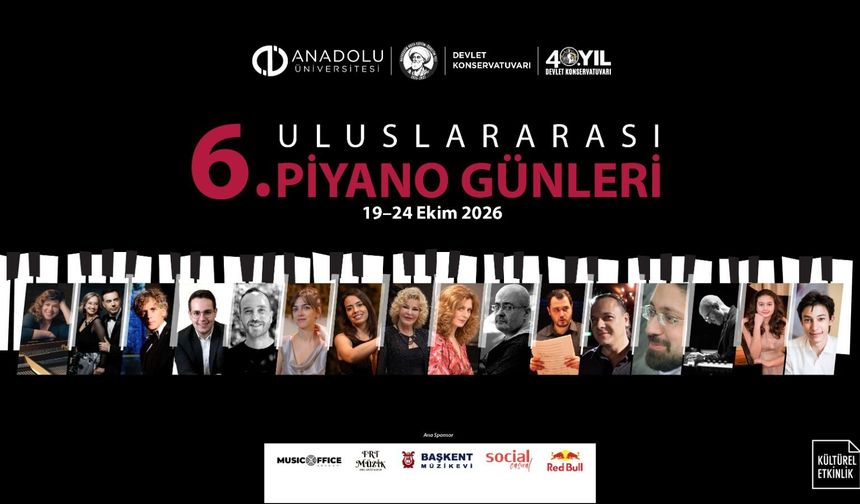 6. Uluslararası Piyano Günleri Müzikseverlerle Buluşmaya Hazırlanıyor