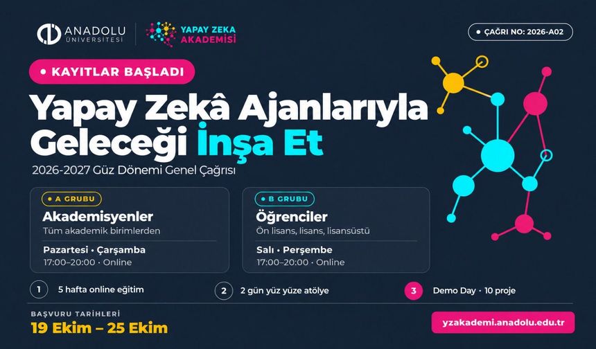 Yapay Zekâ Akademisi yeni dönem başvuruları başladı